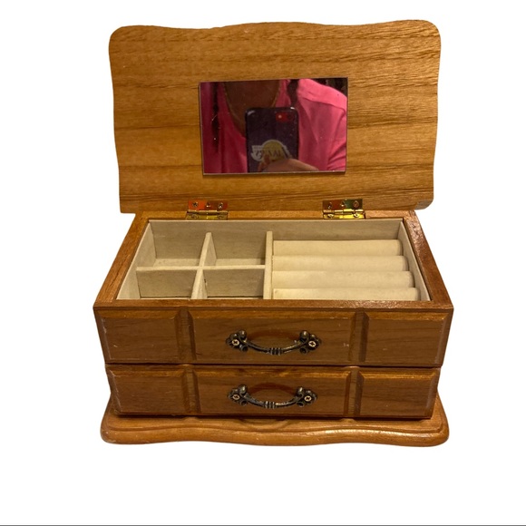 Storage & Organization Vintage Mini Dresser Style Wooden Jewelry Box Poshmark